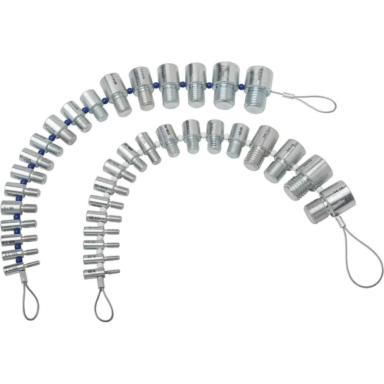 Grizzly Industrial 36 Pc. Inch & Metric Nut and Bolt Thread Gauges (T32641)