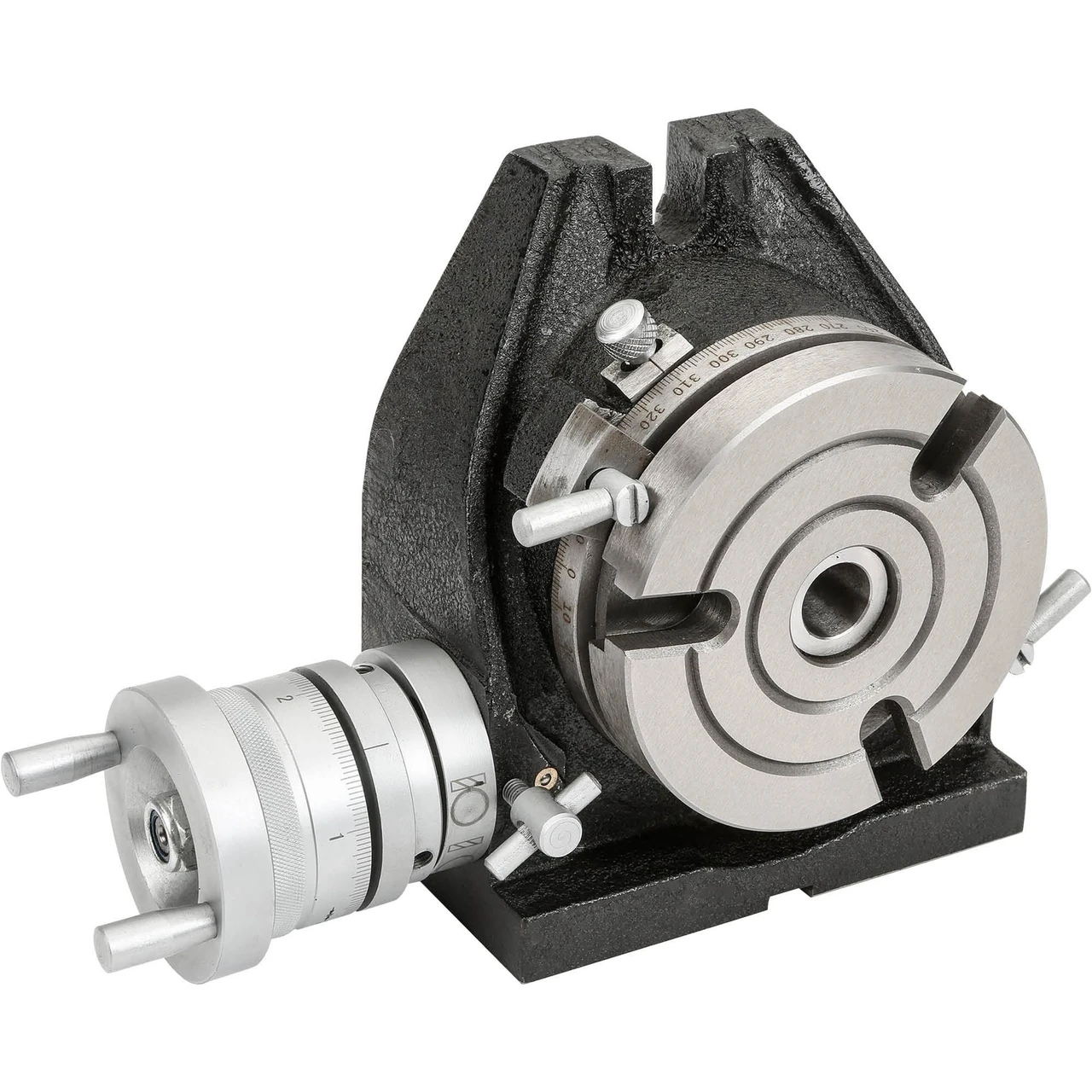 Grizzly Industrial 4-3/8" Rotary Table with Tailstock and Chuck (T1190) — product image 2