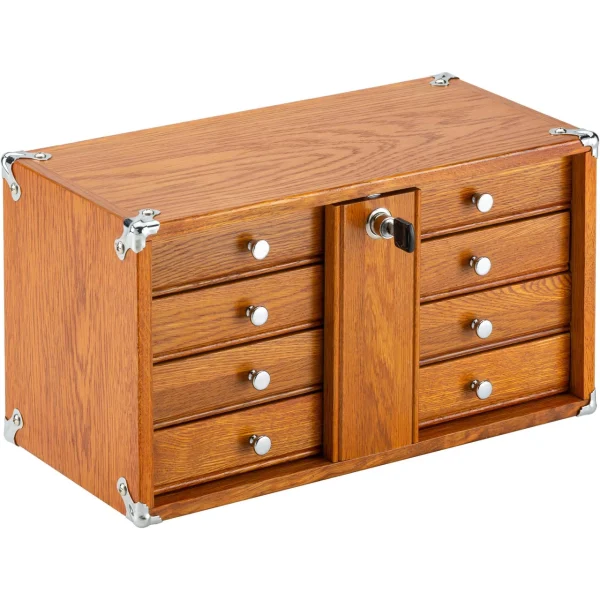 Grizzly Industrial 4-Drawer Oak Chest (T33822)