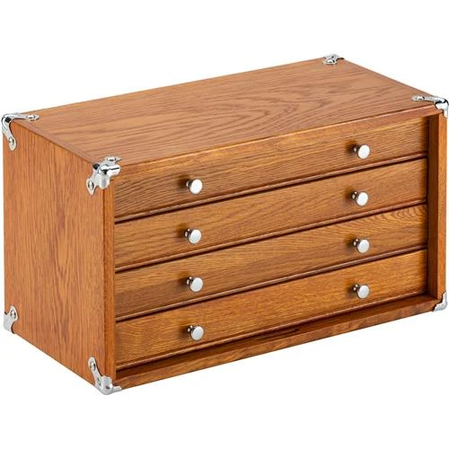 Grizzly Industrial 4-Drawer Oak Chest (T33822) — product image 4