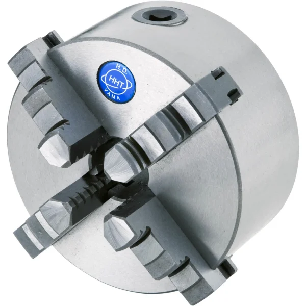 Grizzly Industrial 4-Jaw Plain Back Scroll Chuck (G9834, G9835, G9836, G9837)