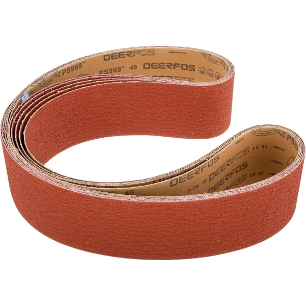 Grizzly Industrial 4" x 79" Ceramic Sanding Belt 5 Pk. (T31815, T31816, T31817)