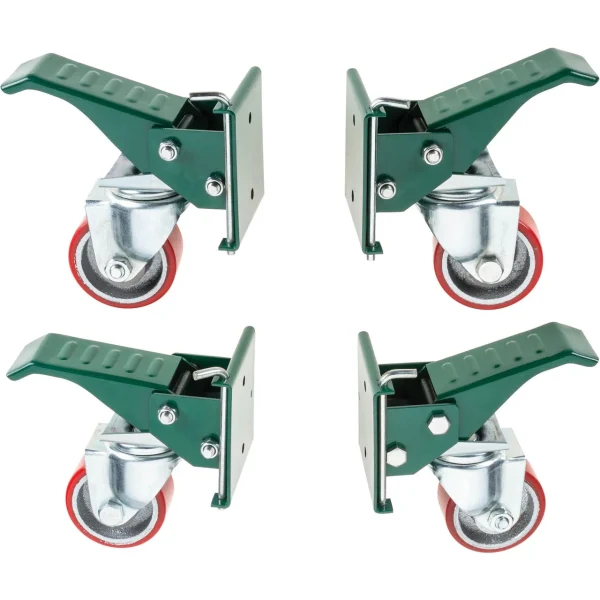 Grizzly Industrial 400 Lb. Capacity Workbench Caster Set, 4-Pc. (T32334)
