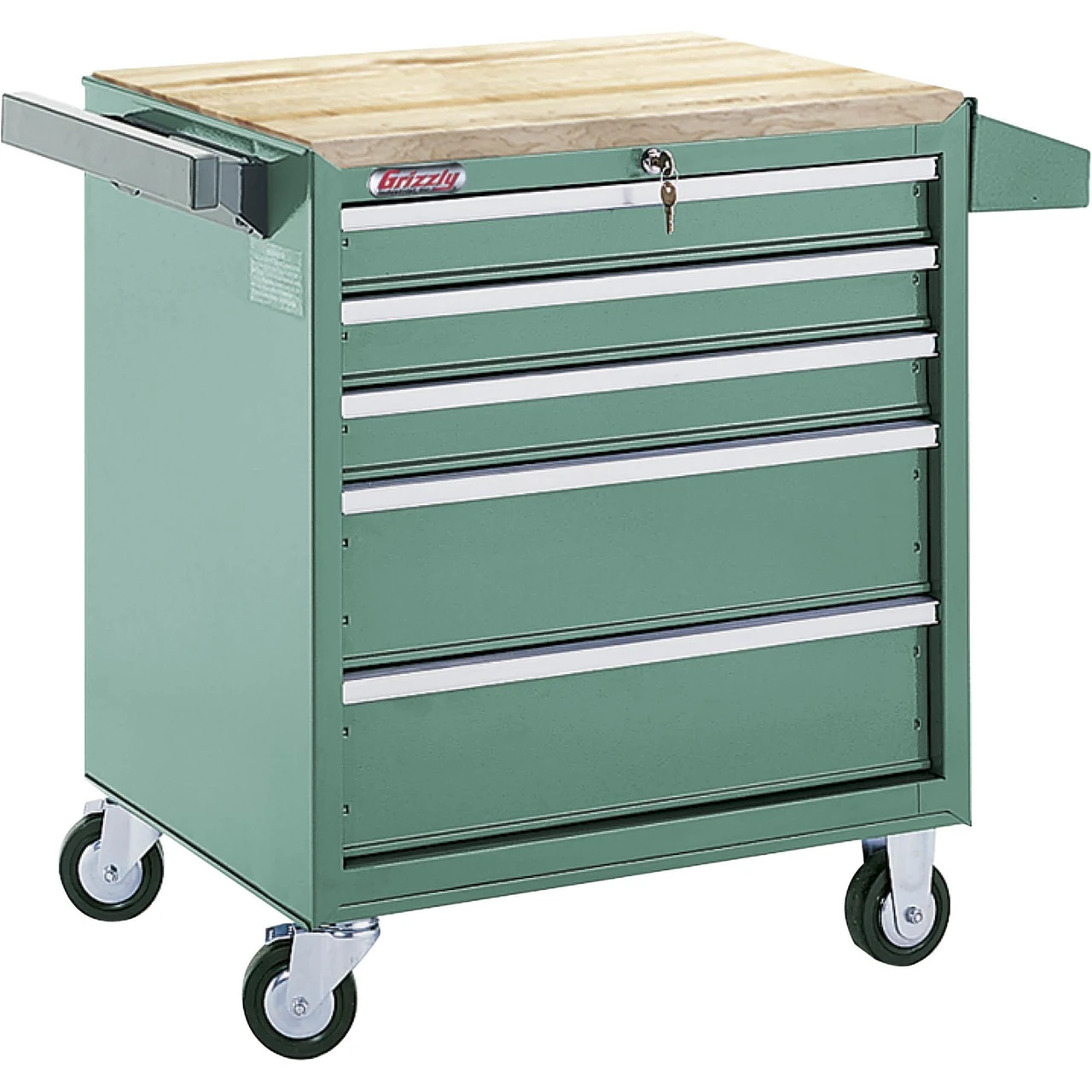 Grizzly Industrial 5-Drawer Tool Cabinet with Ball Bearing Slides (H0840)