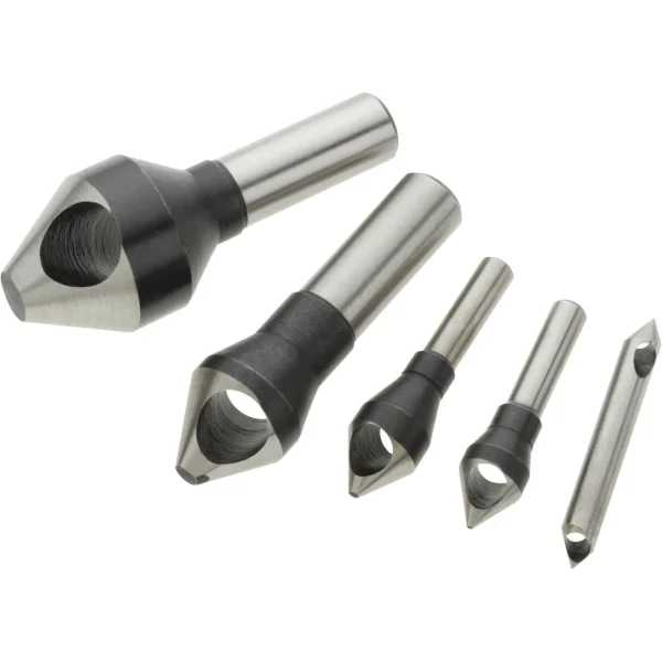 Grizzly Industrial 5-Piece Countersink Set (G5728, G5729)