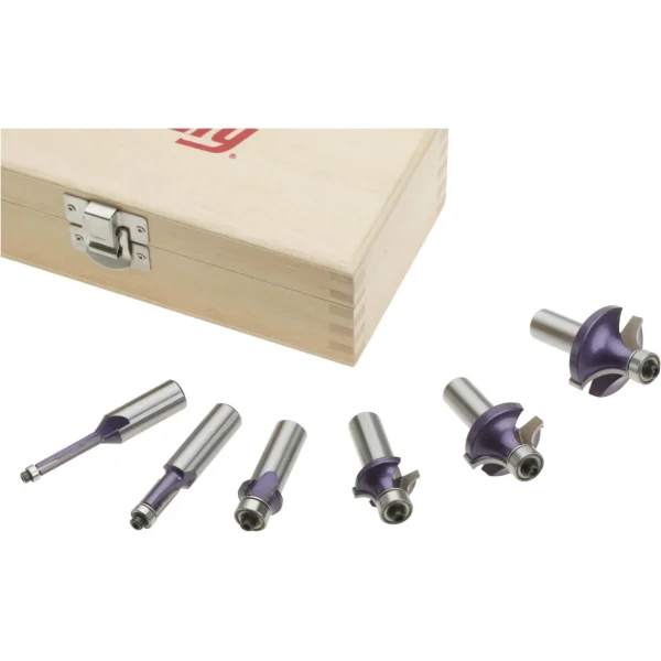 Grizzly Industrial 6 Pc. Bit Set, 1/2" Shank (H3428)