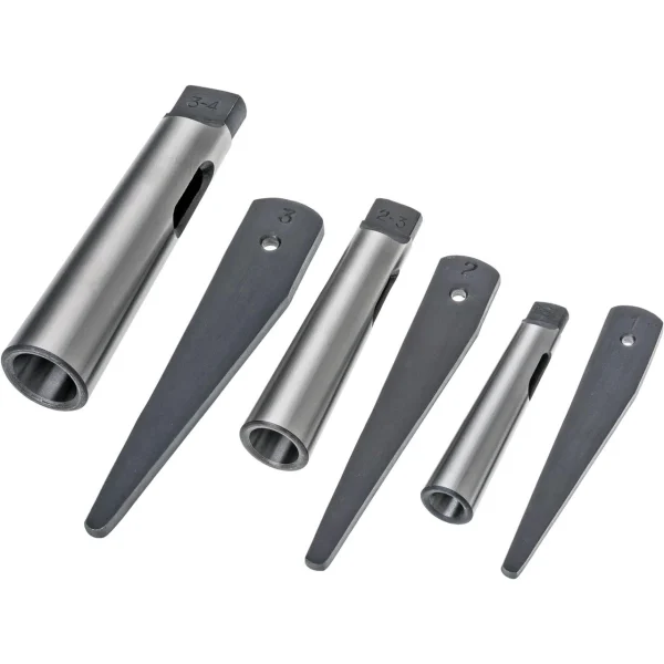 Grizzly Industrial 6 Piece Drill Sleeves and Drifts Set (H5932)