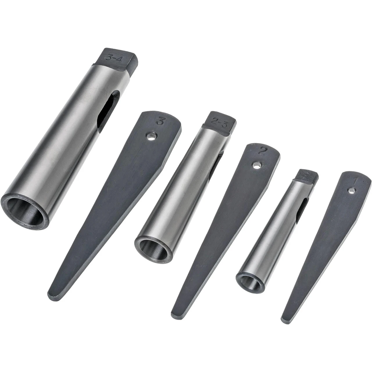 Grizzly Industrial 6 Piece Drill Sleeves and Drifts Set (H5932)