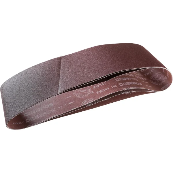 Grizzly Industrial 6" x 48" A/O Sanding Belts 100/150/180 Grits, 3 pk. Assorted (G6683)