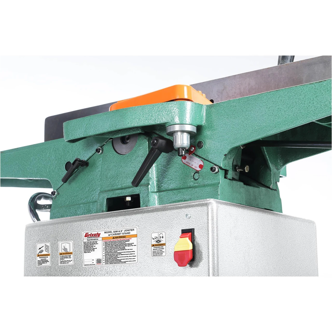 Grizzly Industrial 6" x 48" Jointer with Cabinet Stand (G0814) — product image 5