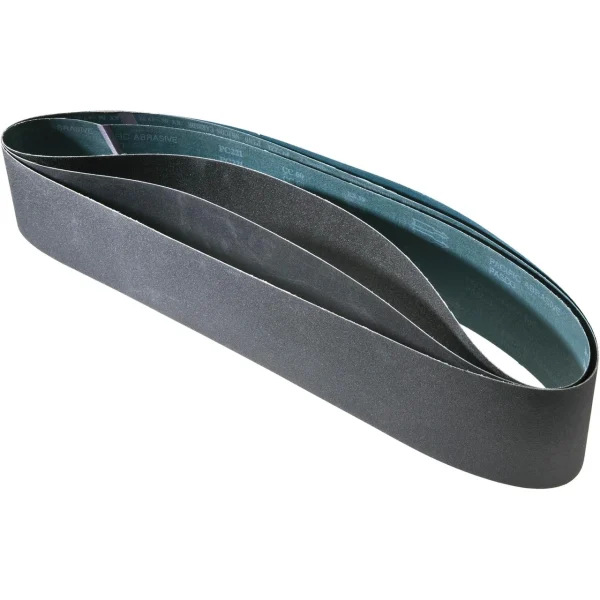 Grizzly Industrial 6" x 80" S/C Sanding Belt Assorted 60/80/180 Grit, 3 pk. (G4878)