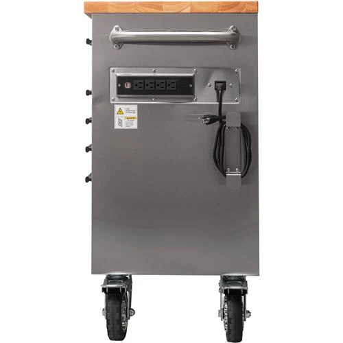 Grizzly Industrial 61" 9-Drawer Stainless-Steel Tool Cabinet (T33255) — product image 3