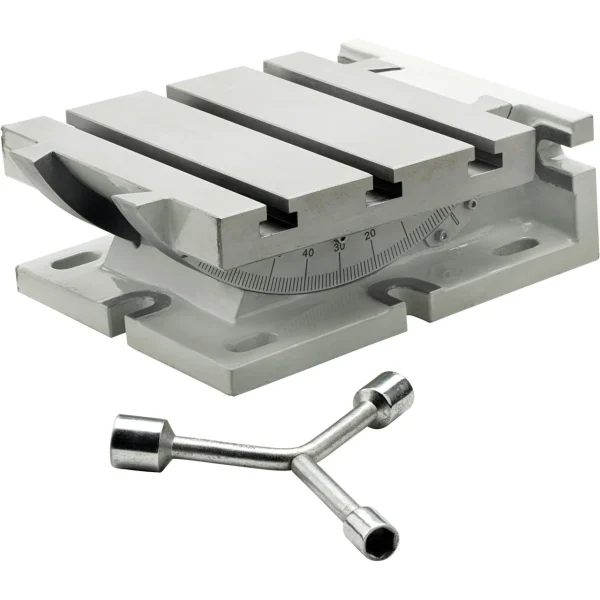 Grizzly Industrial 7" x 7" Horizontal / Vertical T Slot Tilting Table (T10221)