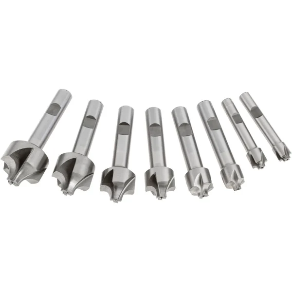 Grizzly Industrial 8 pc. Corner Rounding End Mill Set - Small (G9289)