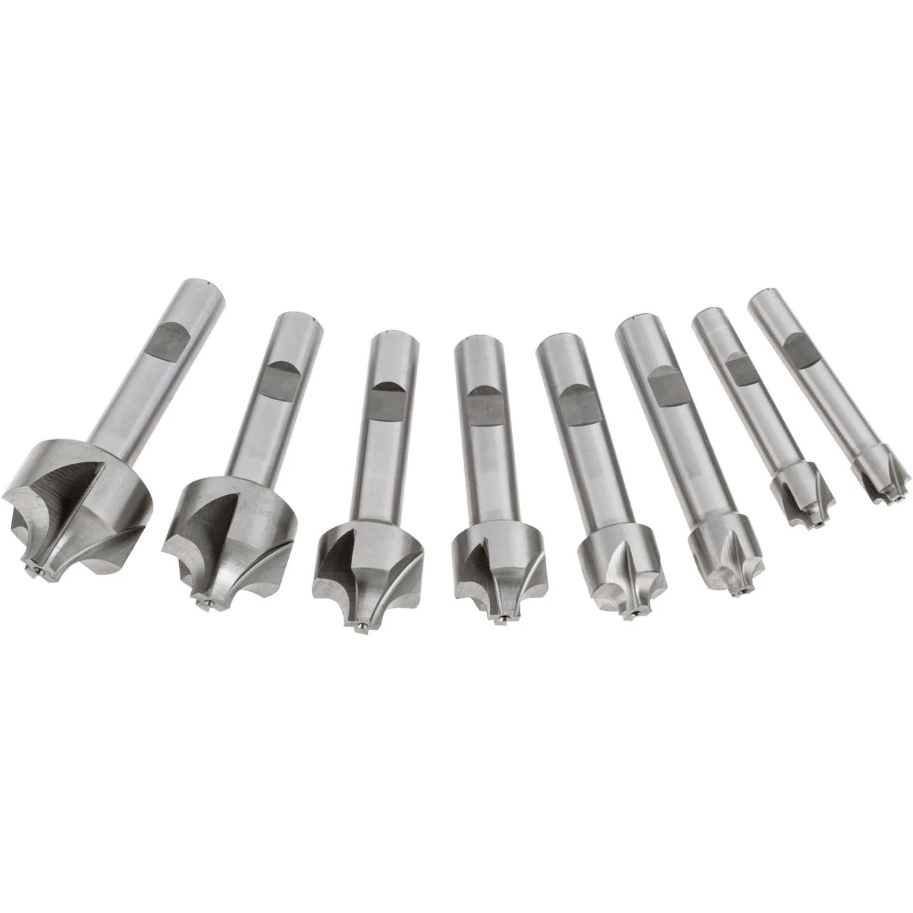 Grizzly Industrial 8 pc. Corner Rounding End Mill Set - Small (G9289)