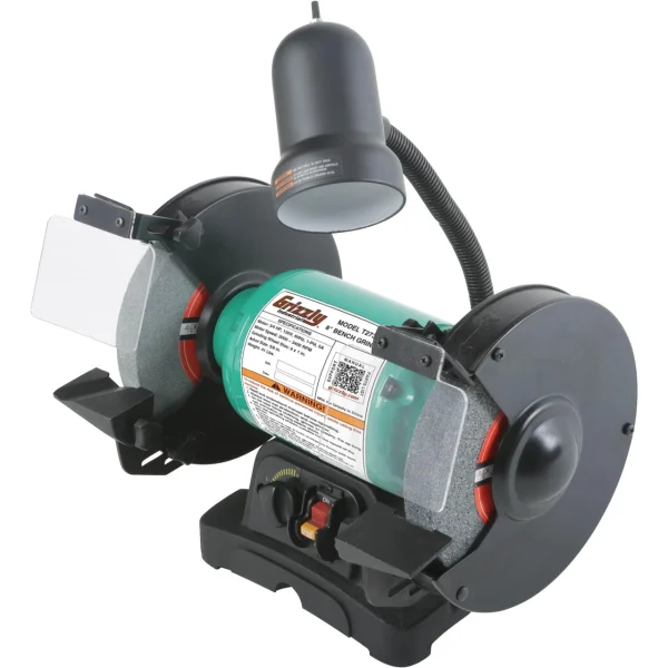 Grizzly Industrial 8" Variable-Speed Grinder with Light (T27305)