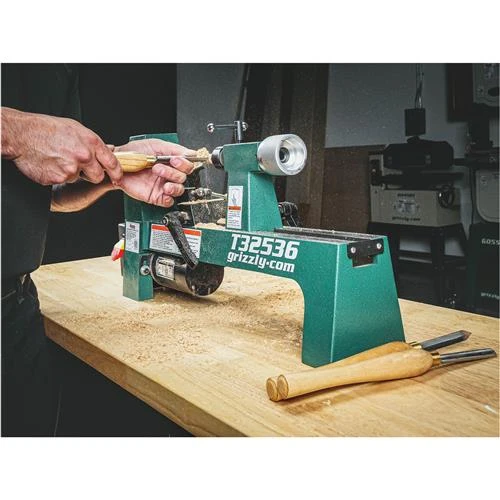Grizzly Industrial 8" x 13" Variable-Speed Benchtop Wood Lathe (T32536) — product image 3