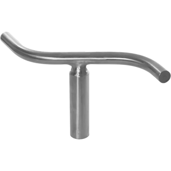 Grizzly Industrial 9" S-Curved Stainless Steel Bowl Turner's Tool Rest (T33663)