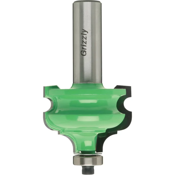 Grizzly Industrial Bead/Classical Face Moulding Bit, 1/2" Shank (C1382)