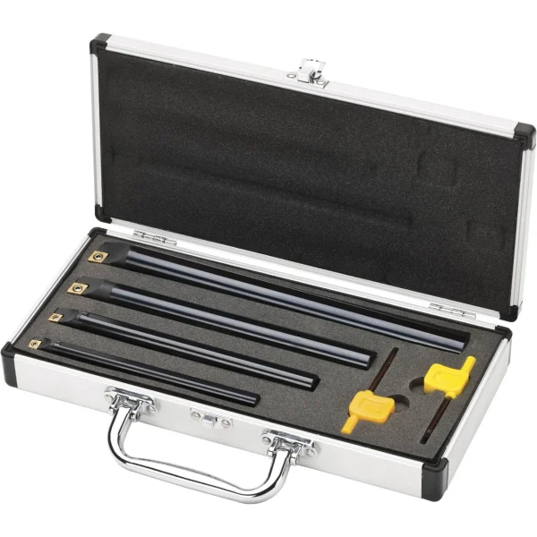 Grizzly Industrial Carbide Insert CCMT Boring Bar Set 4 Piece (T10439)