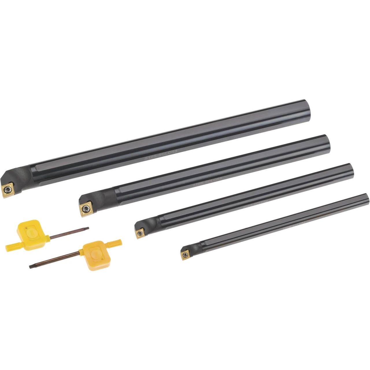 Grizzly Industrial Carbide Insert CCMT Boring Bar Set 4 Piece (T10439) — product image 2