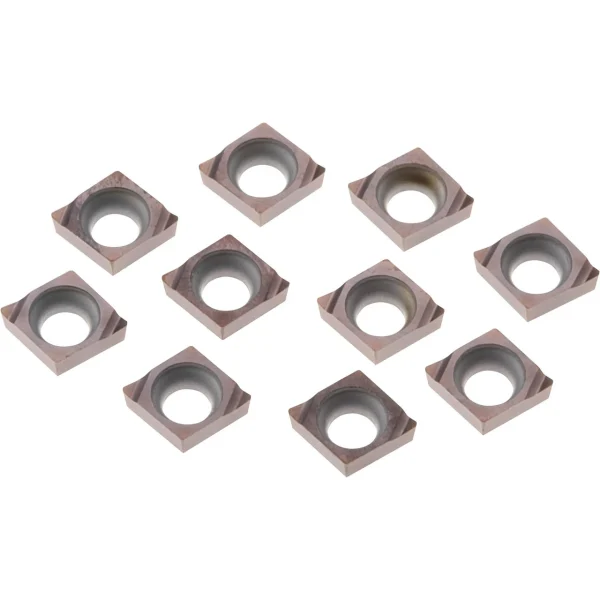 Grizzly Industrial Carbide Inserts CCGT for Steel and Cast-Iron, pk. of 10 (T10246)