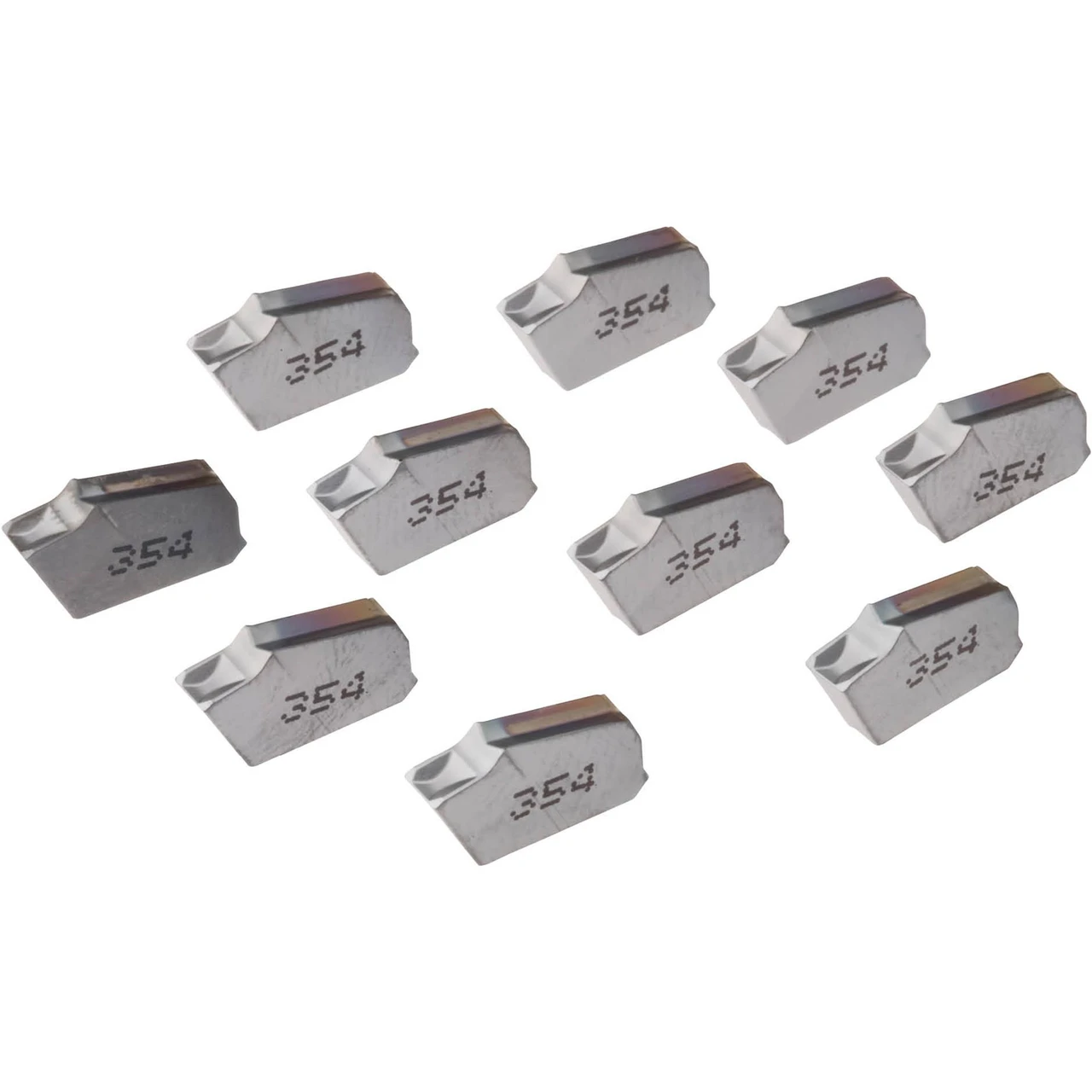 Grizzly Industrial Carbide Inserts GTN3 for Steel, Stainless pk. of 10 (T10377)