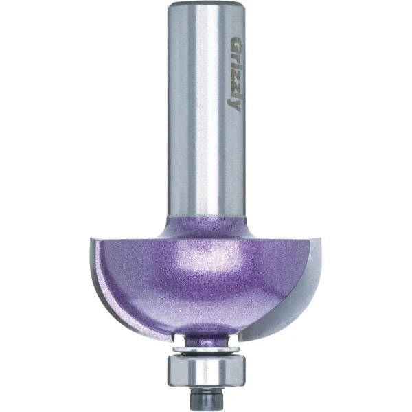 Grizzly Industrial Carbide Tipped Anti-Kickback Cove Bit, 1/2" Shank (C1743Z)