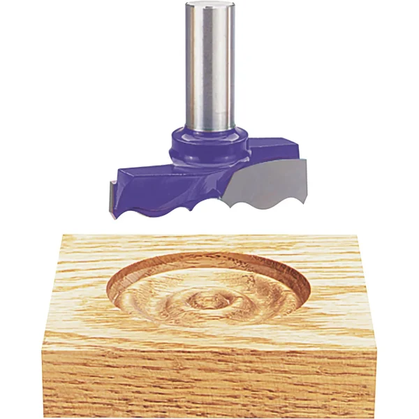 Grizzly Industrial Carbide Tipped Rosette Cutter, 1/2" Shank, 2-1/8" Dia. (C1768Z)