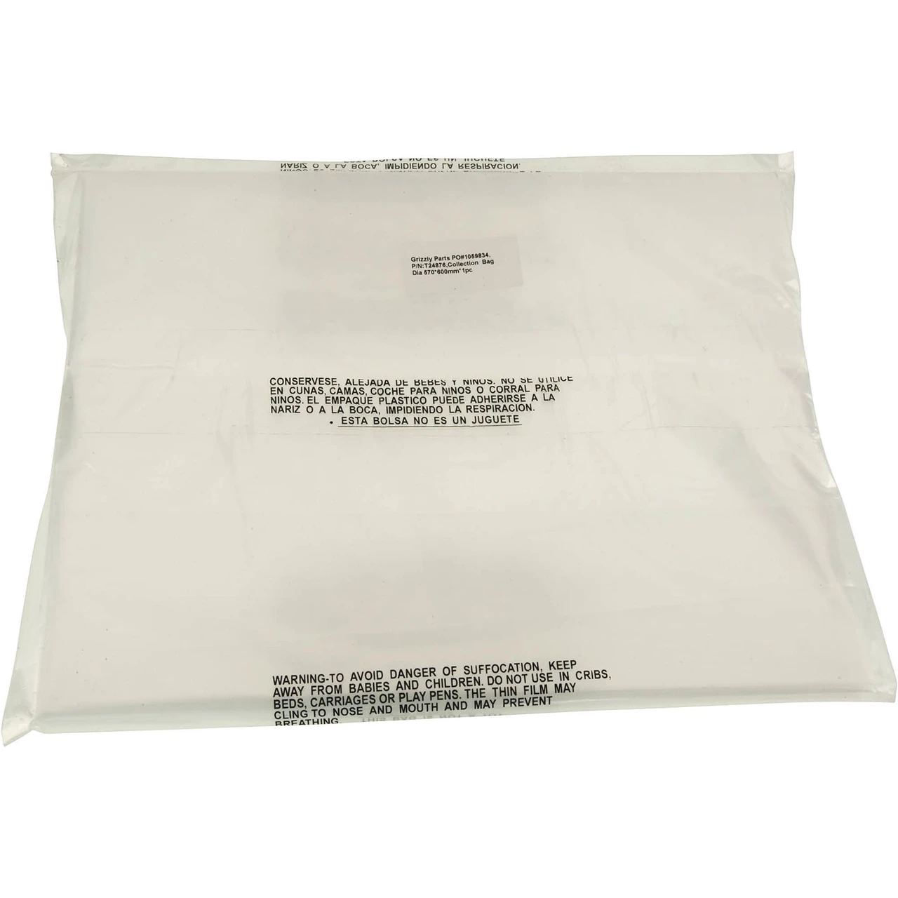 Grizzly Industrial Collection Bag 570 x 600mm (T24876)