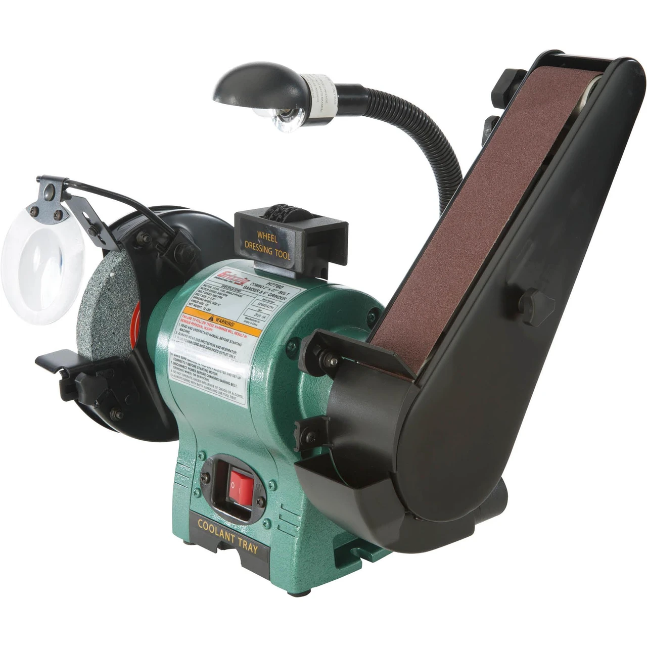 Grizzly Industrial Combo Belt Sander and Grinder (H7760) — product image 4