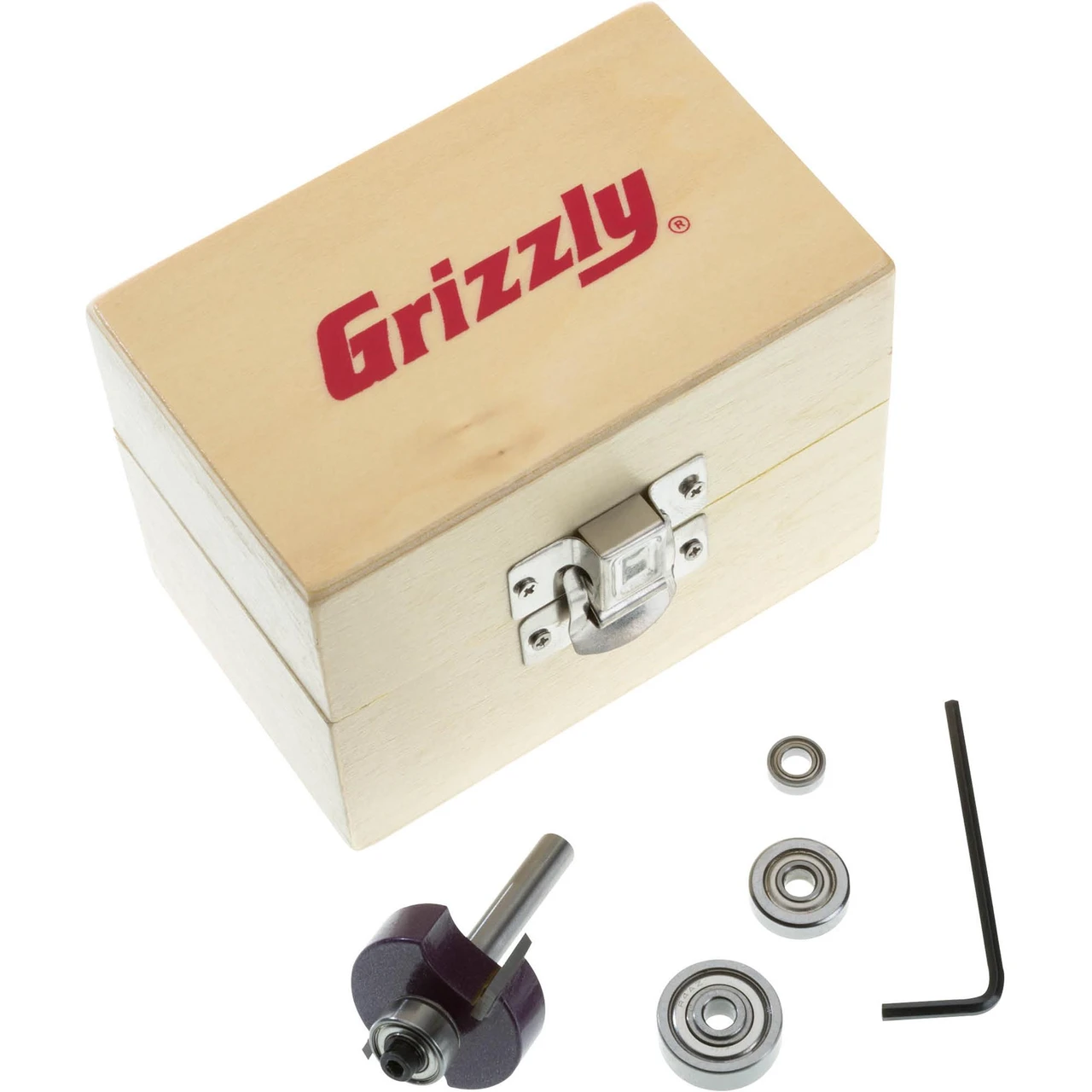 Grizzly Industrial Deluxe Rabbeting Set 4 Bearings (H5544, H5545)