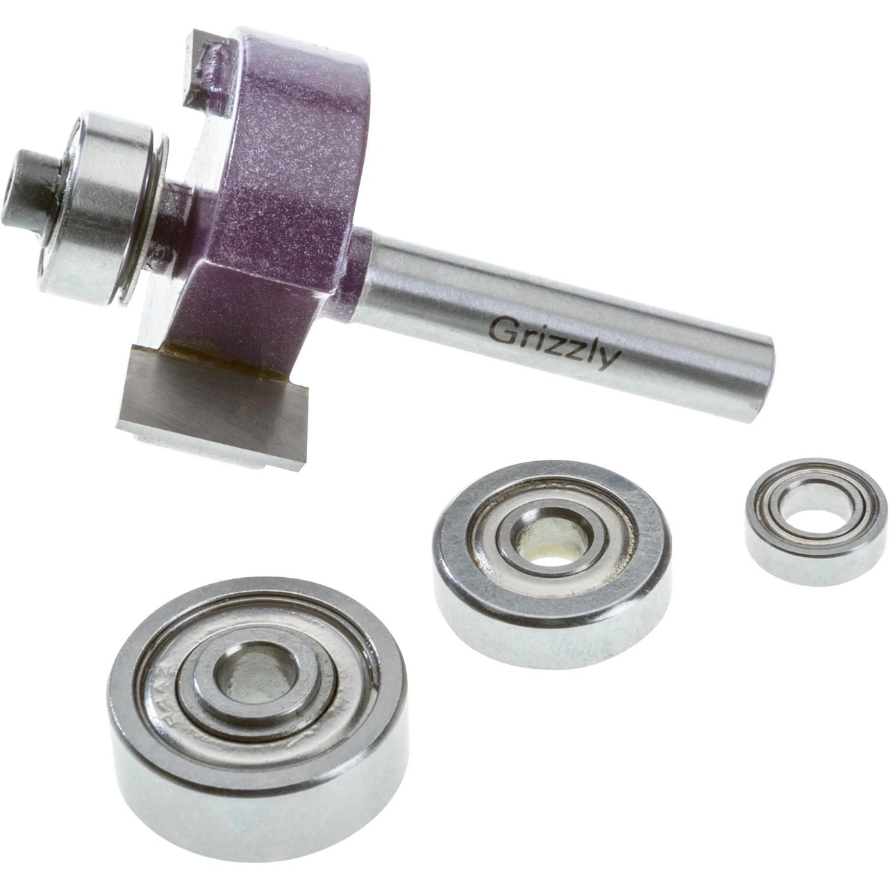 Grizzly Industrial Deluxe Rabbeting Set 4 Bearings (H5544, H5545) — product image 2
