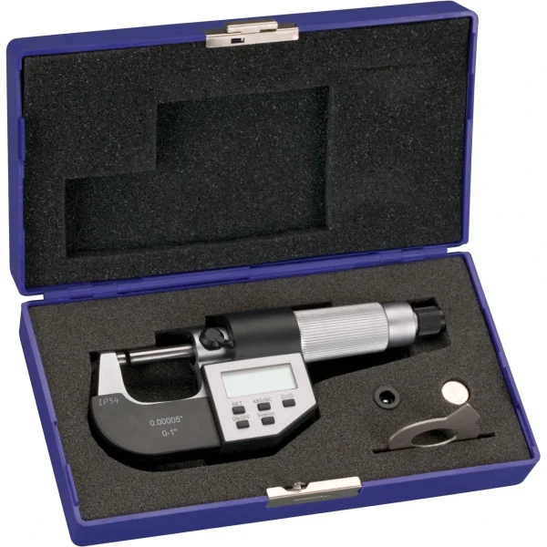 Grizzly Industrial Digital Outside Micrometer 0" - 1" (G9598)
