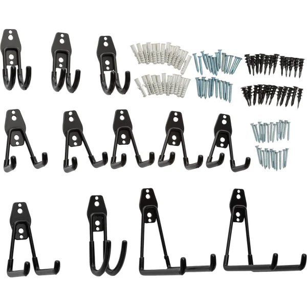 Grizzly Industrial Garage Hooks - 12 Pc. (T33432)