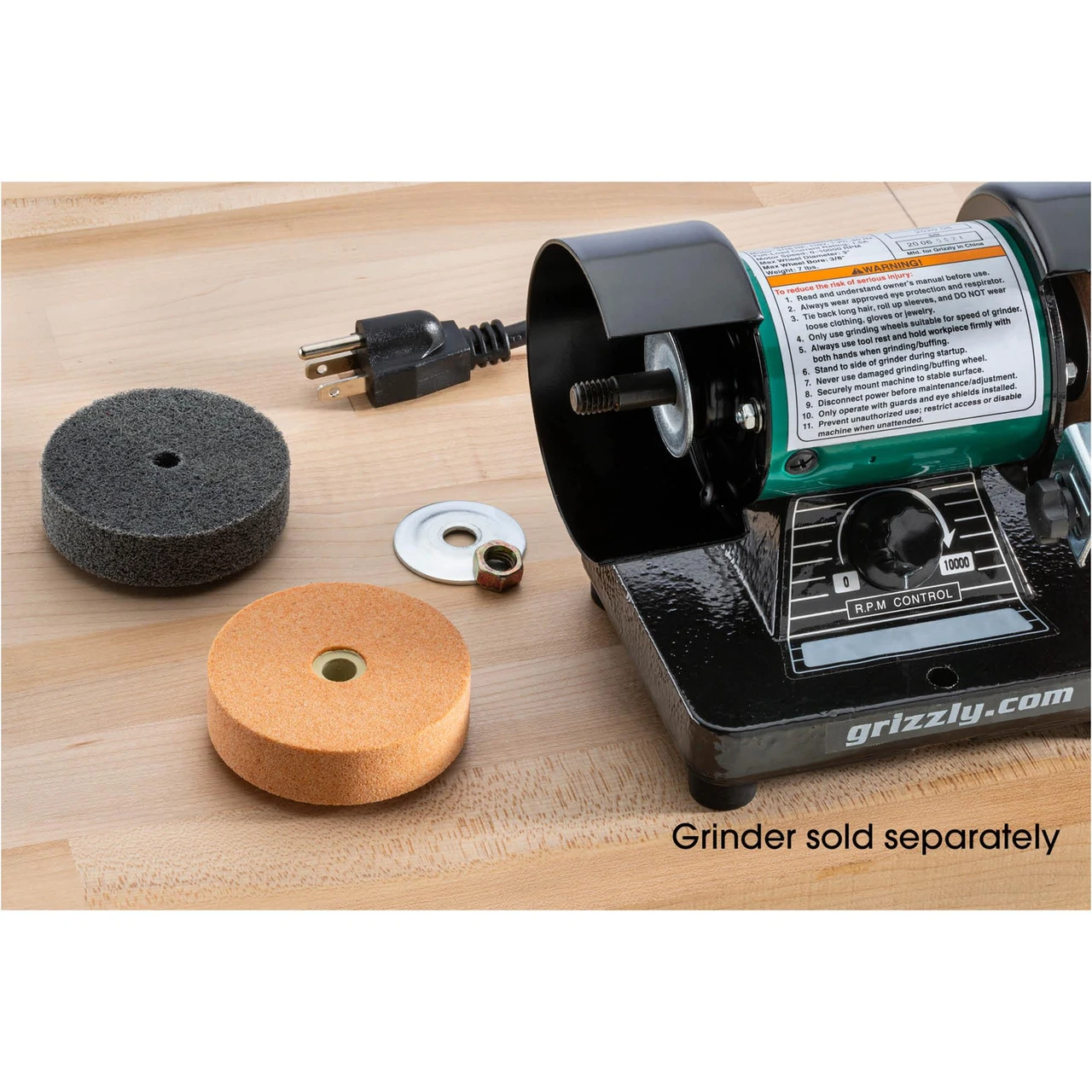 Grizzly Industrial Grinder Wheel Set For T32002 (T32022) — product image 2