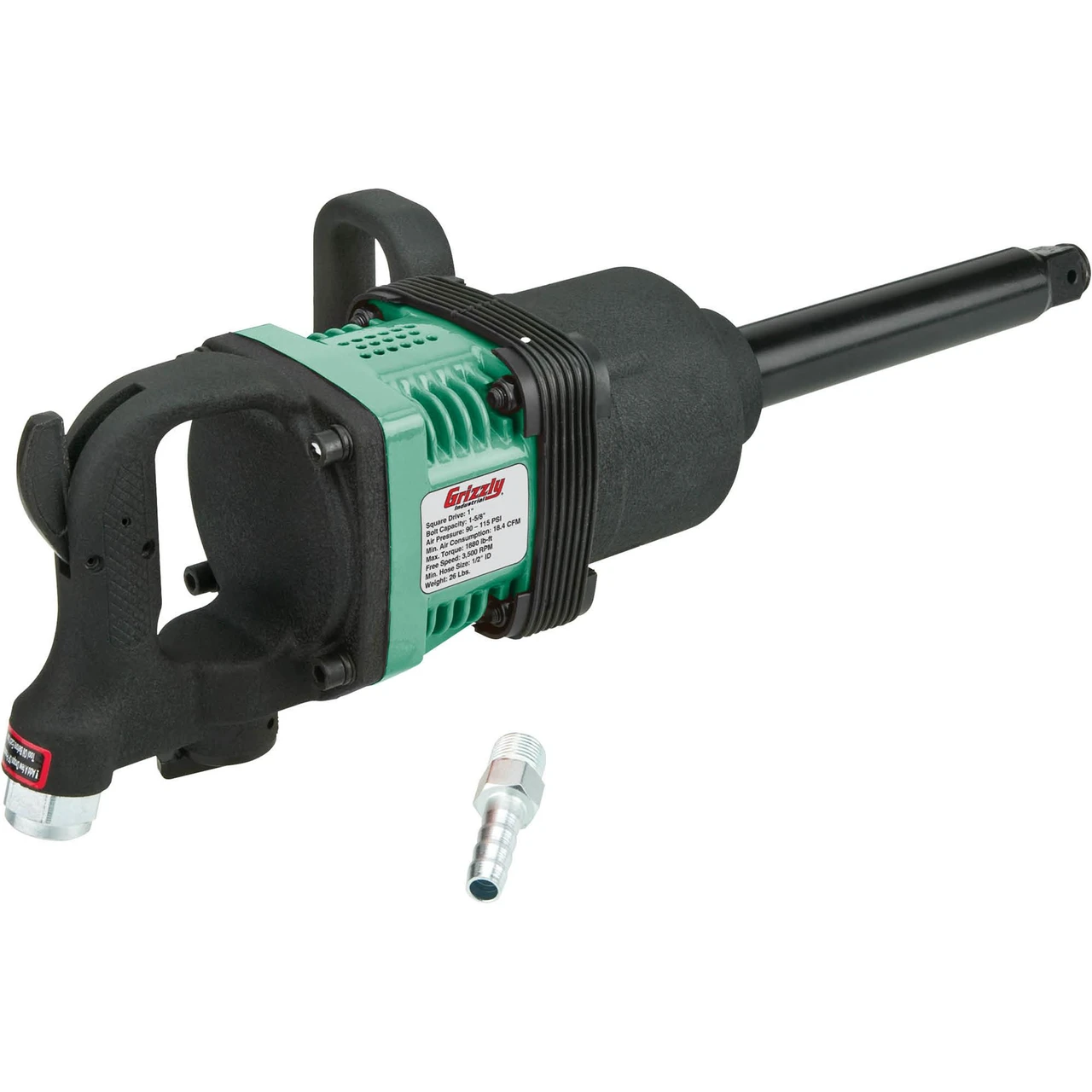 Grizzly Industrial Heavy Duty 1" Drive Air Impact Wrench (T10813) — product image 2