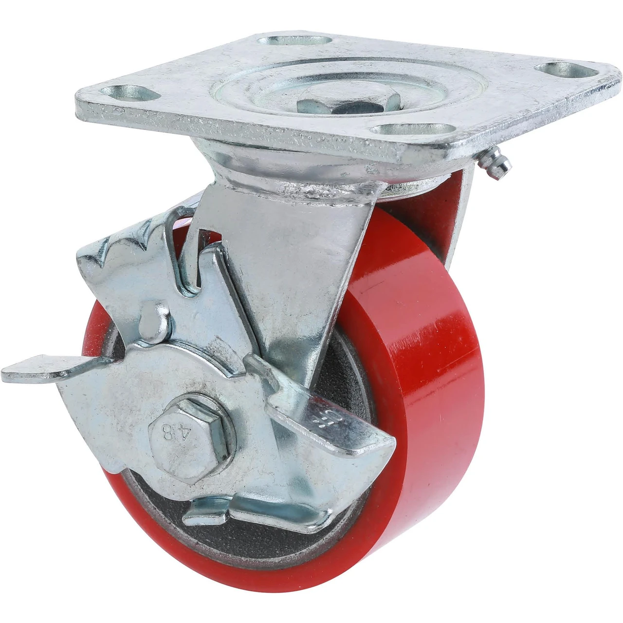 Grizzly Industrial Heavy-Duty Swivel Caster w/ Brake (G8176, G8177, G8178, G8179)