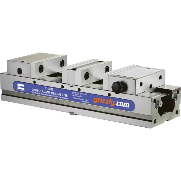 Grizzly Industrial High Precision Double Clamp Milling Vise (T10065, T10066)