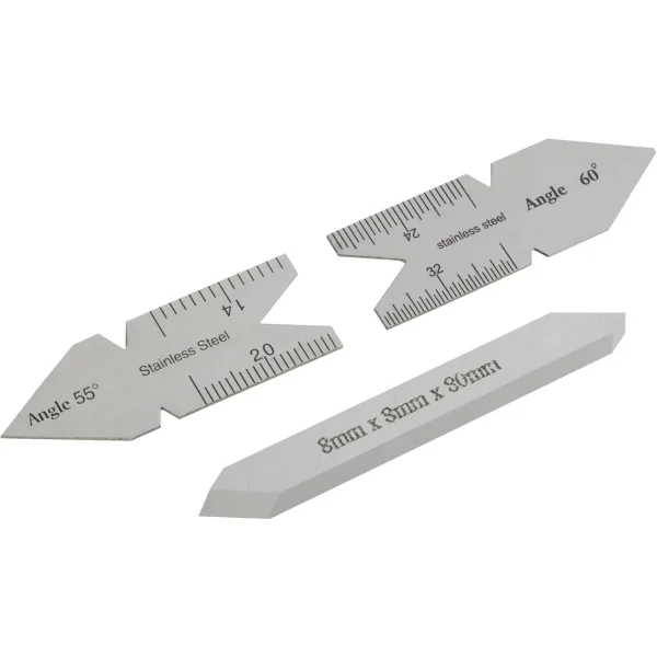 Grizzly Industrial HSS Double Ended Tool Bit and Center Gauge (T24513)
