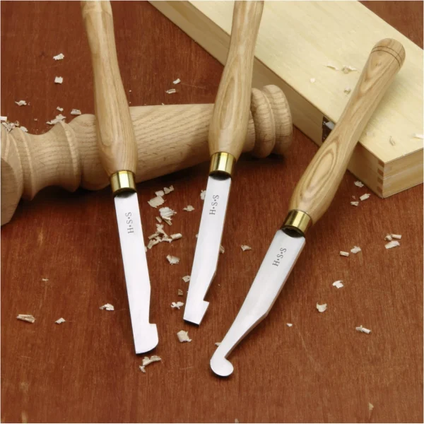 Grizzly Industrial HSS Lathe Chisels, 3 Piece Set (H7940)