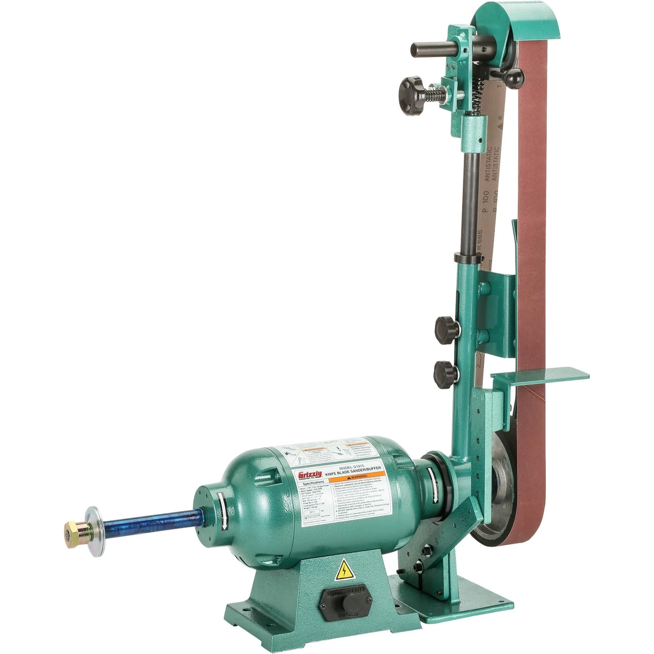 Grizzly Industrial Knife Grinder, Sander, and Buffer (G1015) — product image 2