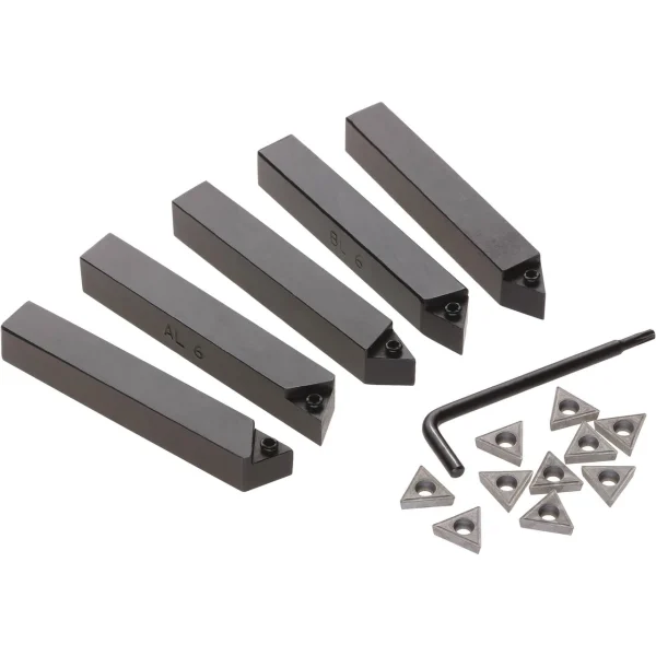 Grizzly Industrial Mini Turning Tool Set w/ Inserts (H7535)