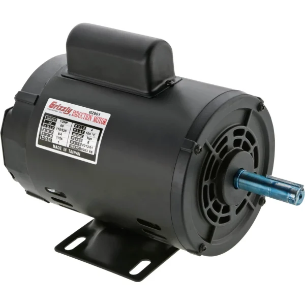 Grizzly Industrial Motor 1/2 HP Single-Phase Open 110V/220V (G2901, G2902)