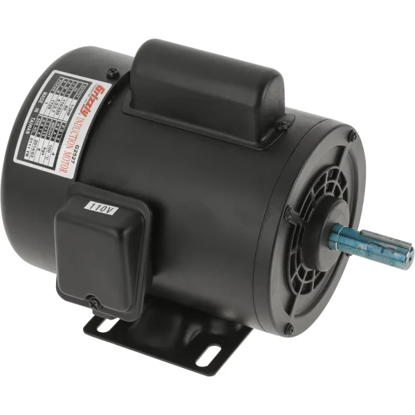 Grizzly Industrial Motor Single-Phase 1725 RPM TEFC 110V/220V (G2527, G2528)
