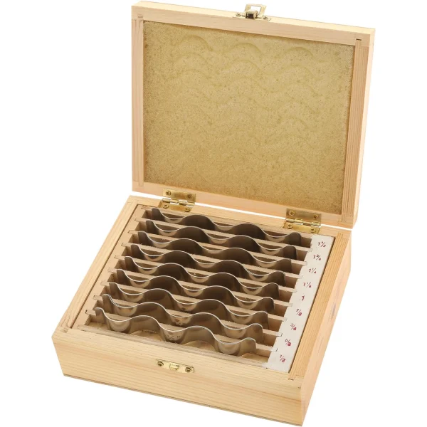 Grizzly Industrial Parallel Sets - Wavy 9 pairs (G9814)