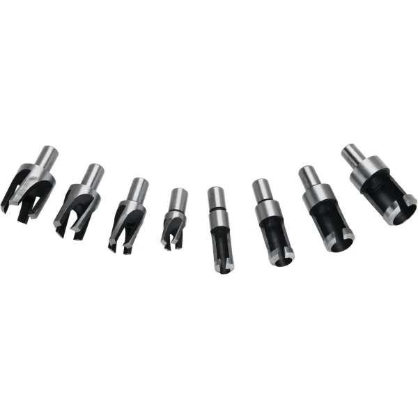 Grizzly Industrial Plug Cutter Set 8 Pc. (H7691)