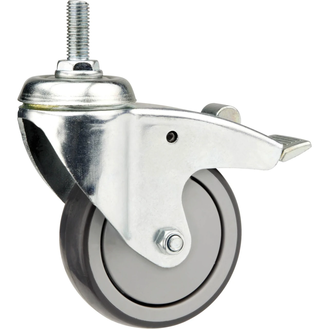 Grizzly Industrial Post Mount Swivel Caster with Brake (T21632, T21633)