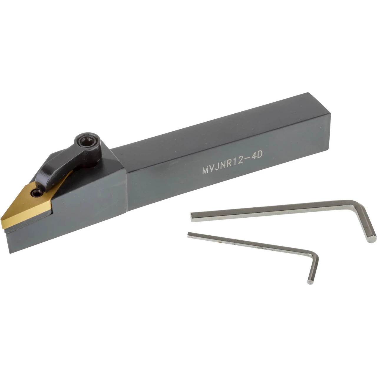Grizzly Industrial Profile Turning Toolholder MVJNR 3/4" x 6", 3-Deg. Cutting Angle, RH (T10839)