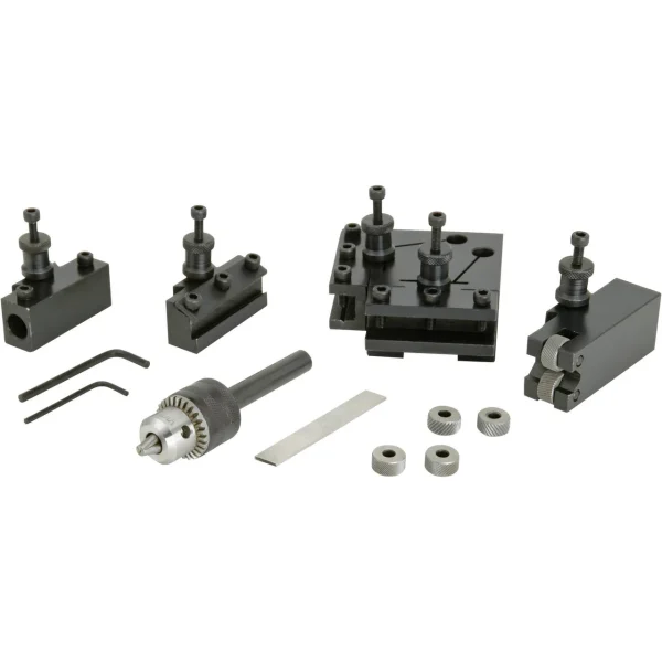 Grizzly Industrial Quick Change Tool Post Set - Mini (T10167)